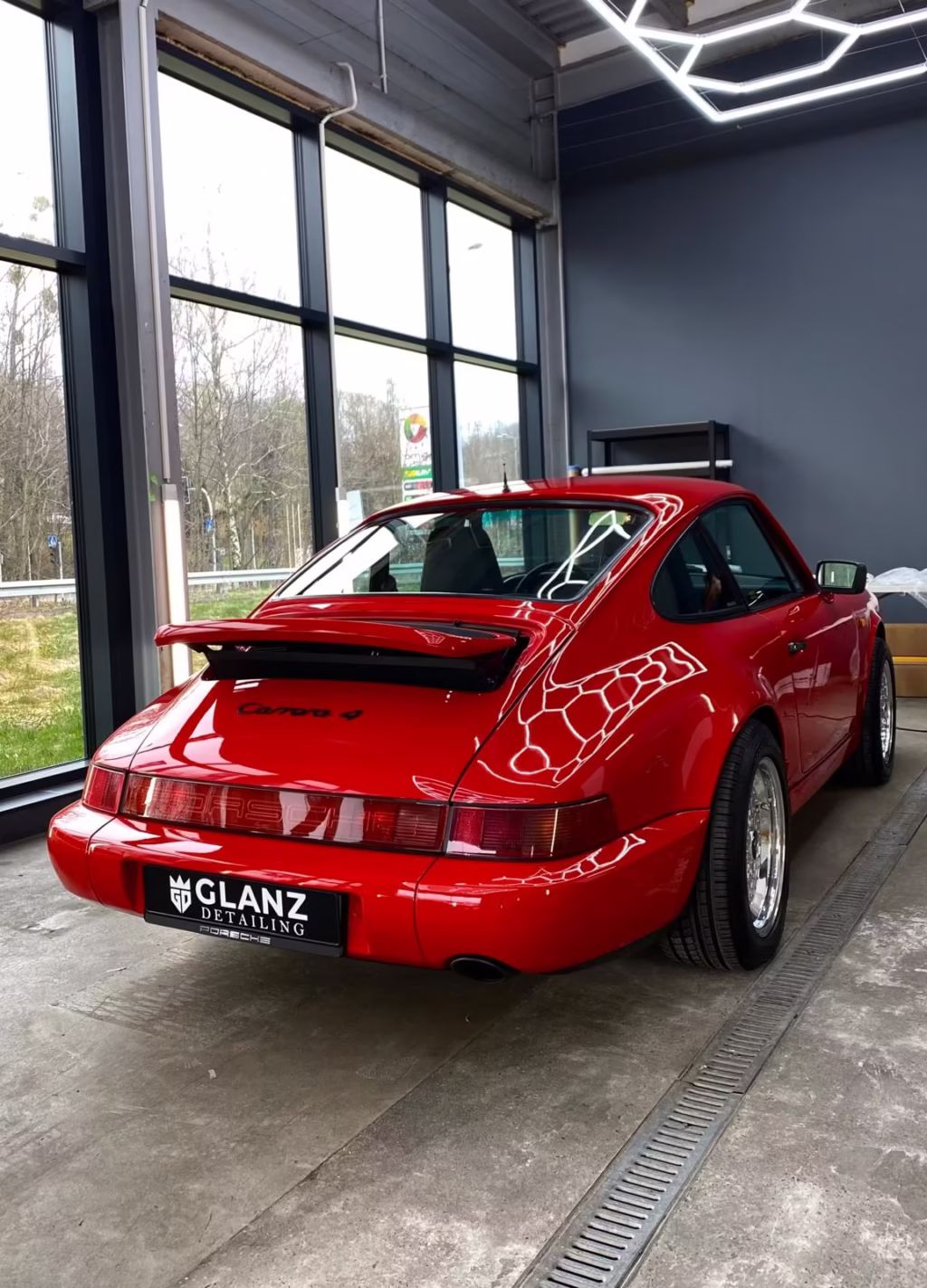 Woskowanie na porsche 911 carrera 4